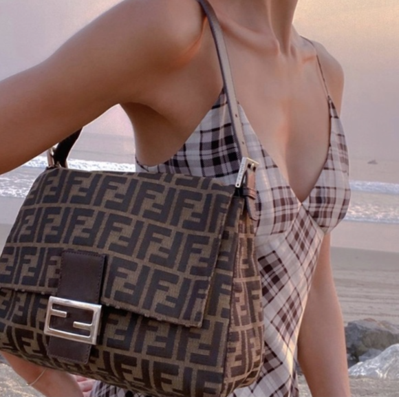 Brown Fendi Zucca Handbags